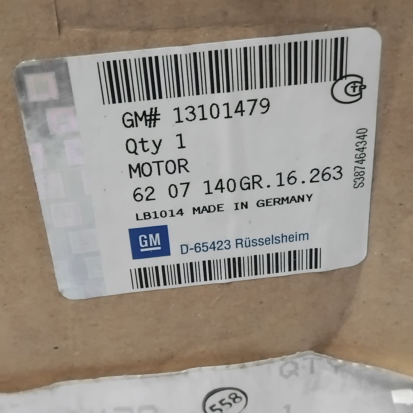 Genuine Right Window Motor - Vauxhall Astra H 3-door | 13101479