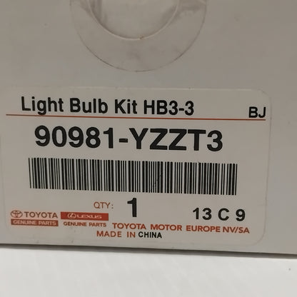 Genuine Toyota Kit:Hb3,Wy21W,W21W,W21/5W,W5W, | 90981-YZZT3