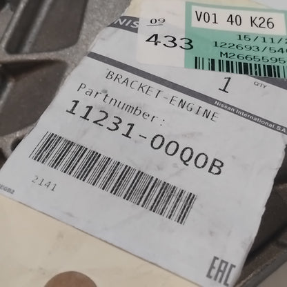 Genuine Nissan Bracket-Engine | 1123100Q0B