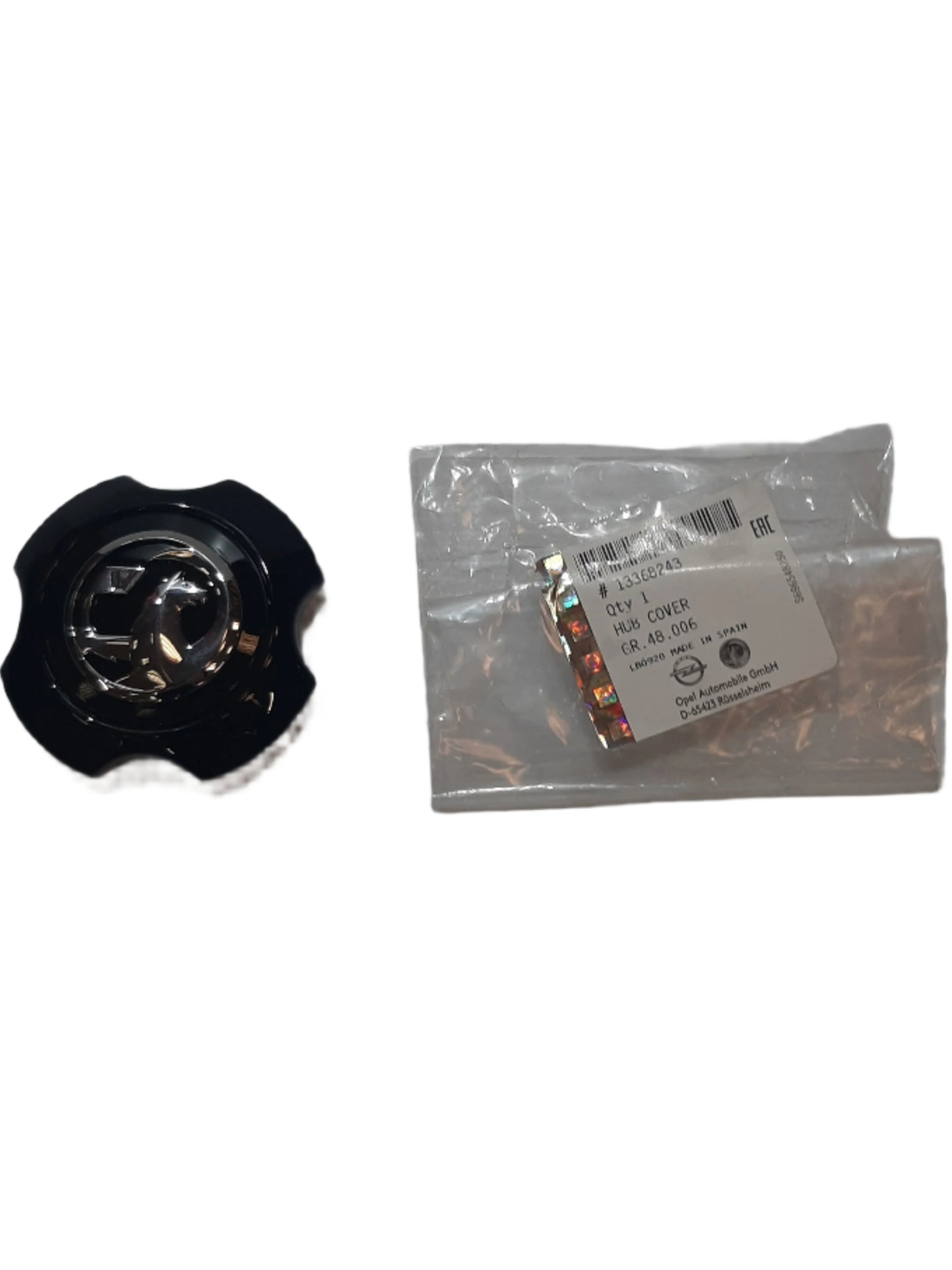 Genuine Vauxhall Wheel Center Cap- Black (Ident Aaju) | 13368243