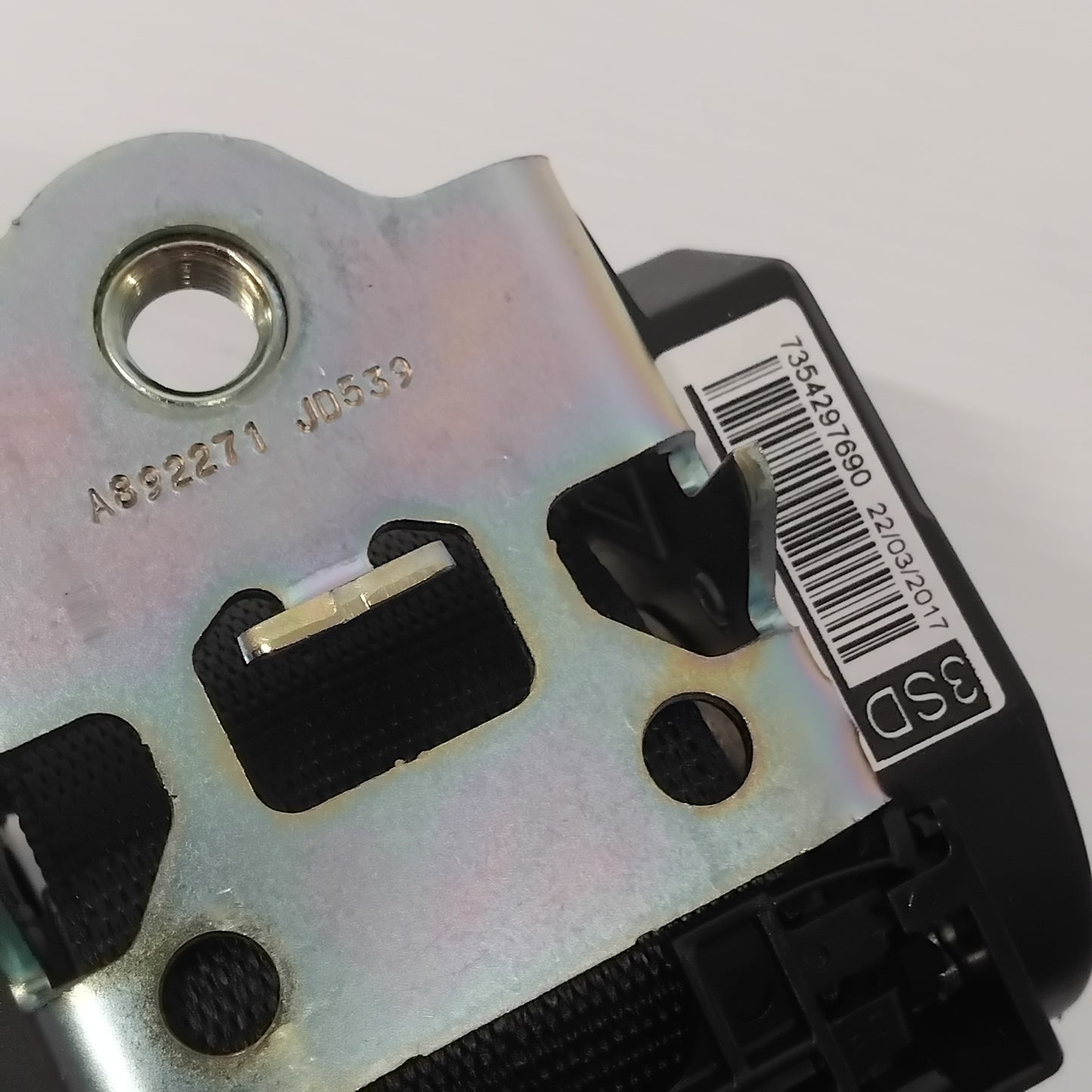 Genuine 3rd Row Seat Belt - Short - Fiat Ducato Panorama 2011-2025 | 735429769