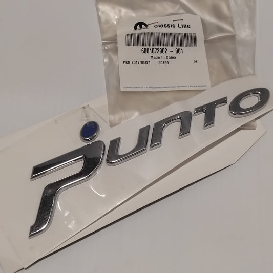 Genuine Fiat Type Plate | 6001072902