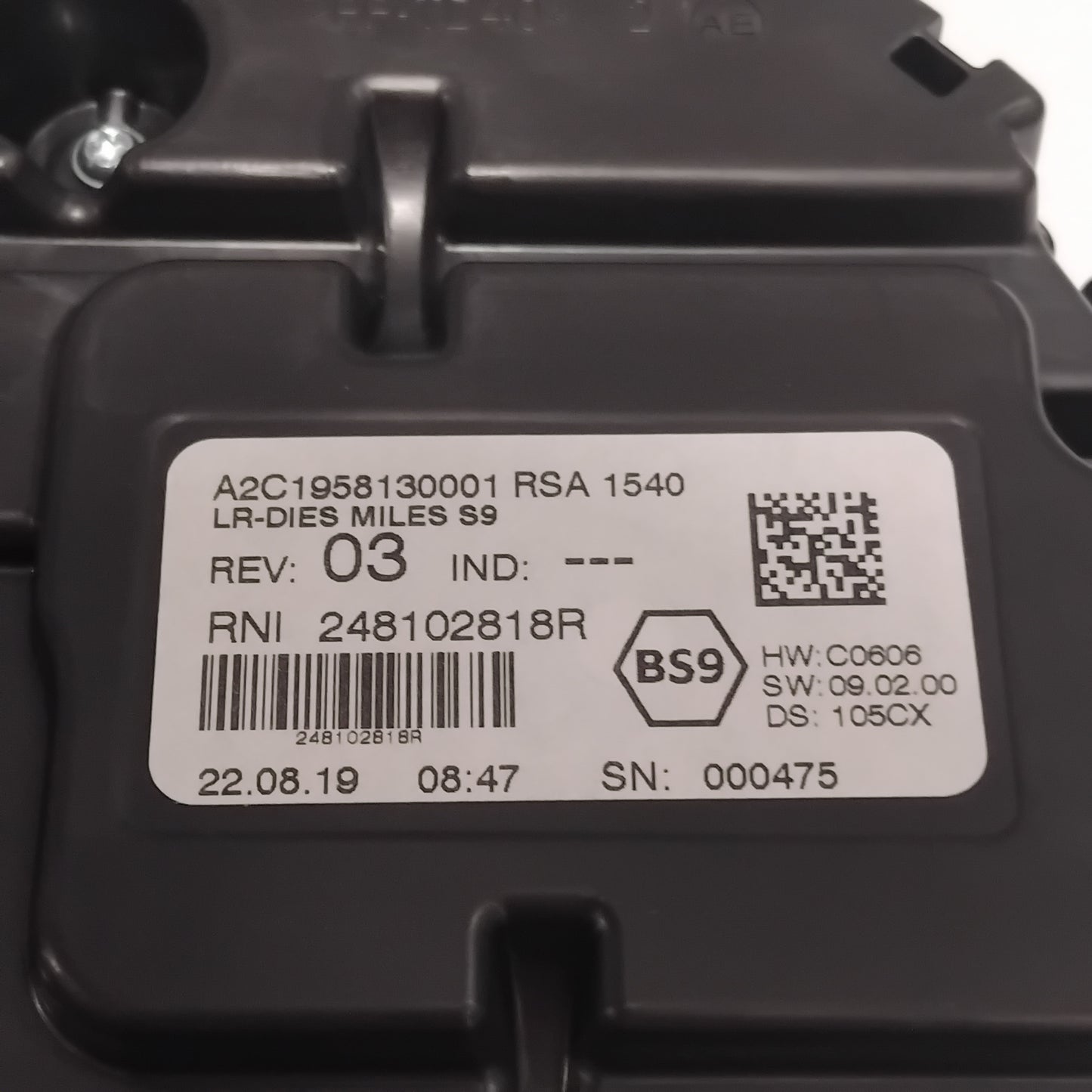 Genuine Renault Instrumental Pane | 24 81 028 18R