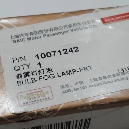 Genuine MG Bulb-Fog Lamp-Frt | 10071242