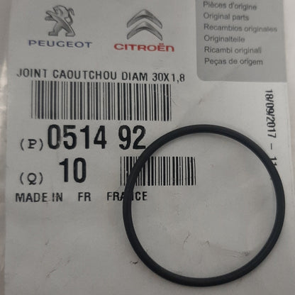 Genuine Peugeot Rubber Seal | 051492