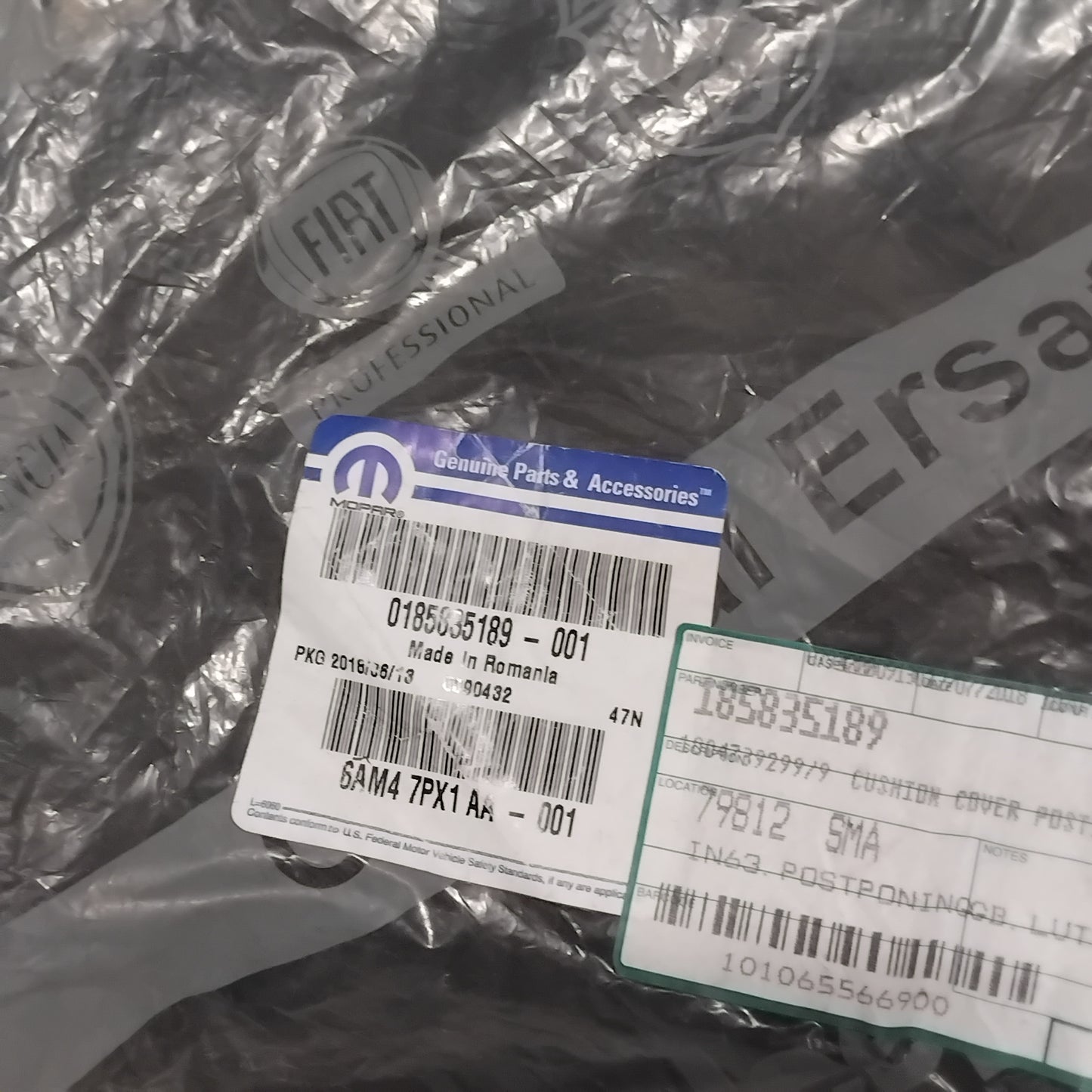 Genuine Fiat Cushion Cover | 185835189