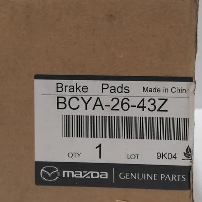 Genuine Mazda Pad Set,Rr Cali | BCYA2643Z