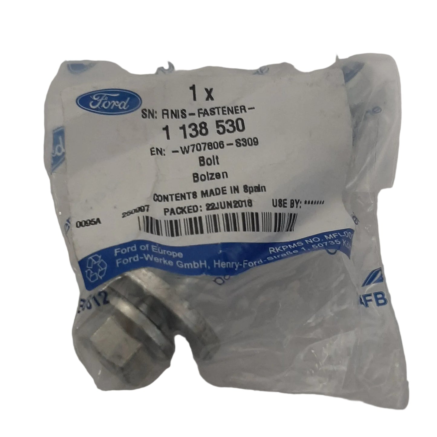 Genuine Ford Bolt | 1138530