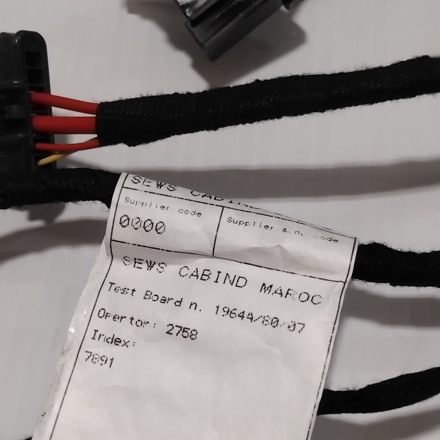 Genuine Fiat Cable Harness | 1367893080