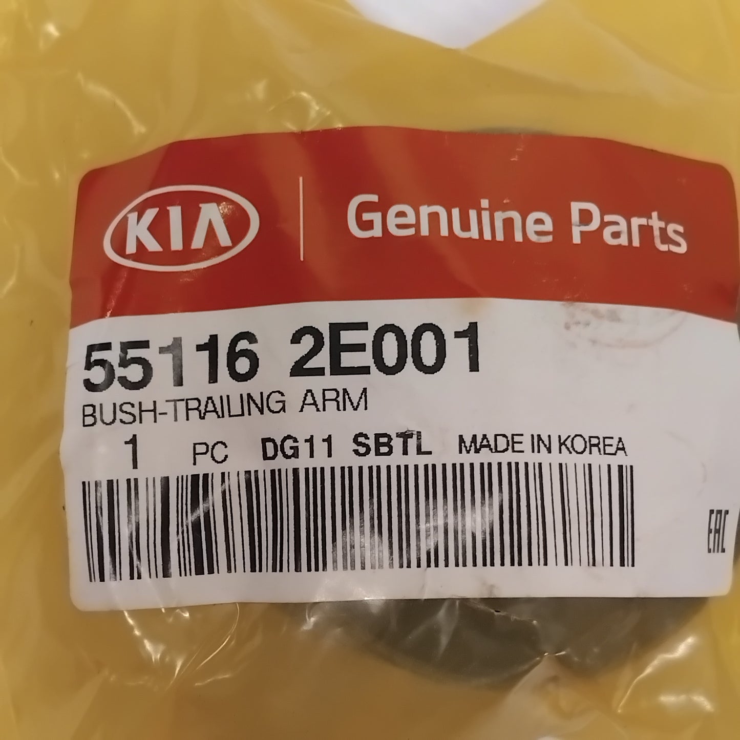 Genuine Rear Suspension Bush - Kia Sportage 2006-2010 | 551162E001