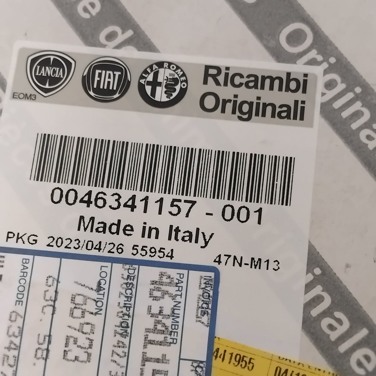Genuine EGR Valve Pipe - Fiat 500 / Panda 1.0 | 46341157