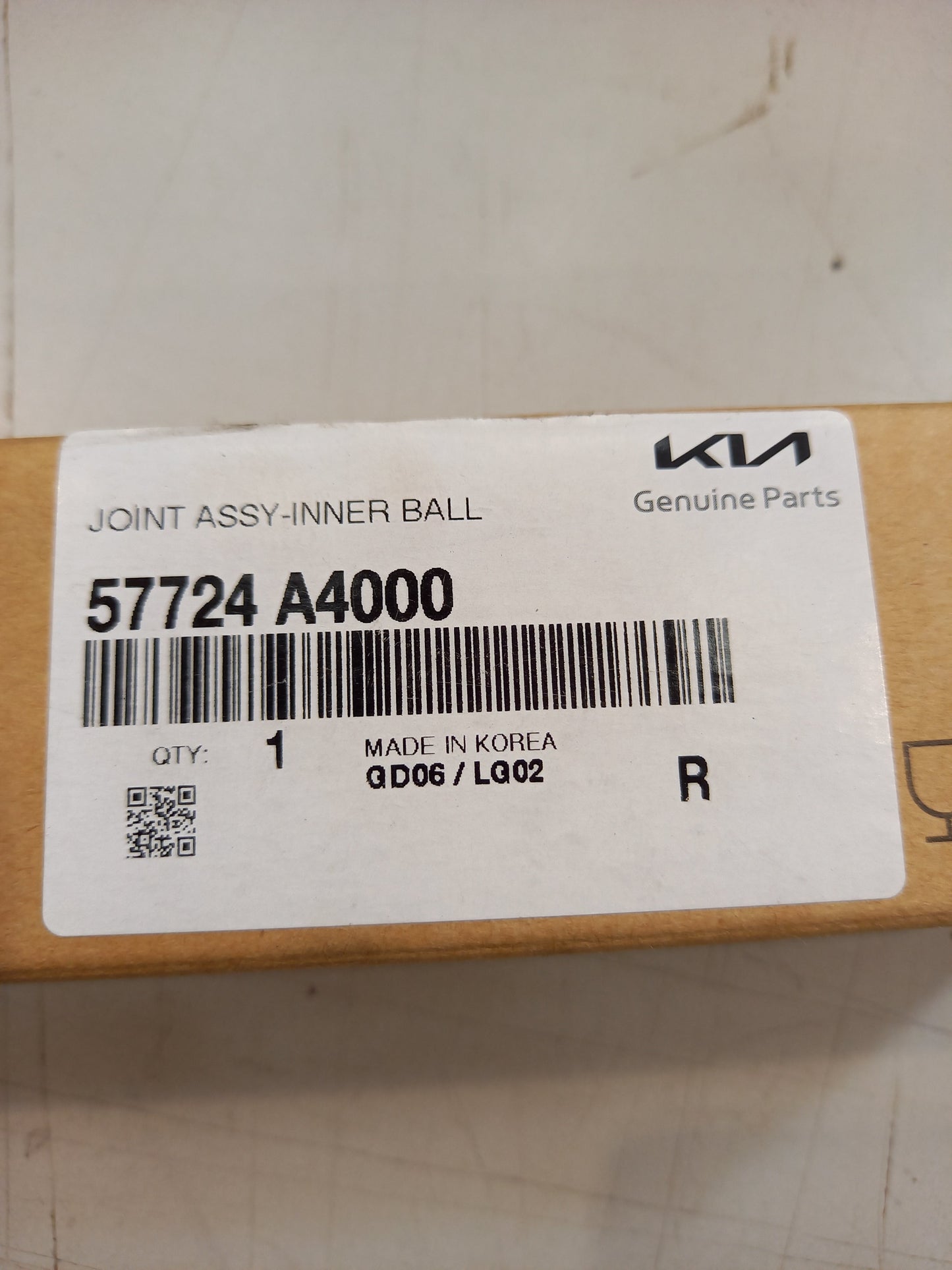 Genuine Kia Joint Assy-Inner Bal | 57724A4000