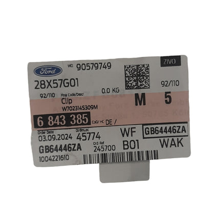 Genuine Ford Clip | 6843385