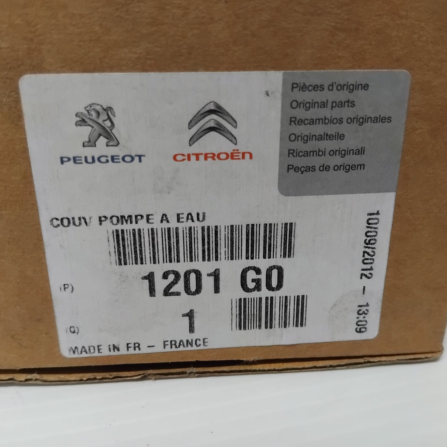 Genuine Water Pump - Citroen C3 / Peugeot 206  1.4 | 1201G0