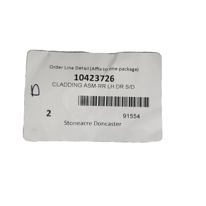 Genuine MG Cladding Assembly | 10423726