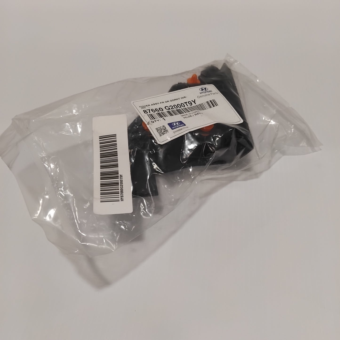 Genuine Hyundai Cover Assy-Fr Dr Qdr | 87660G2000T9Y