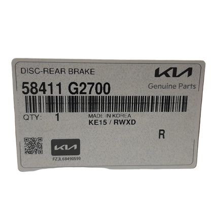 Genuine Kia Disc-Rear Brake | 58411G2700