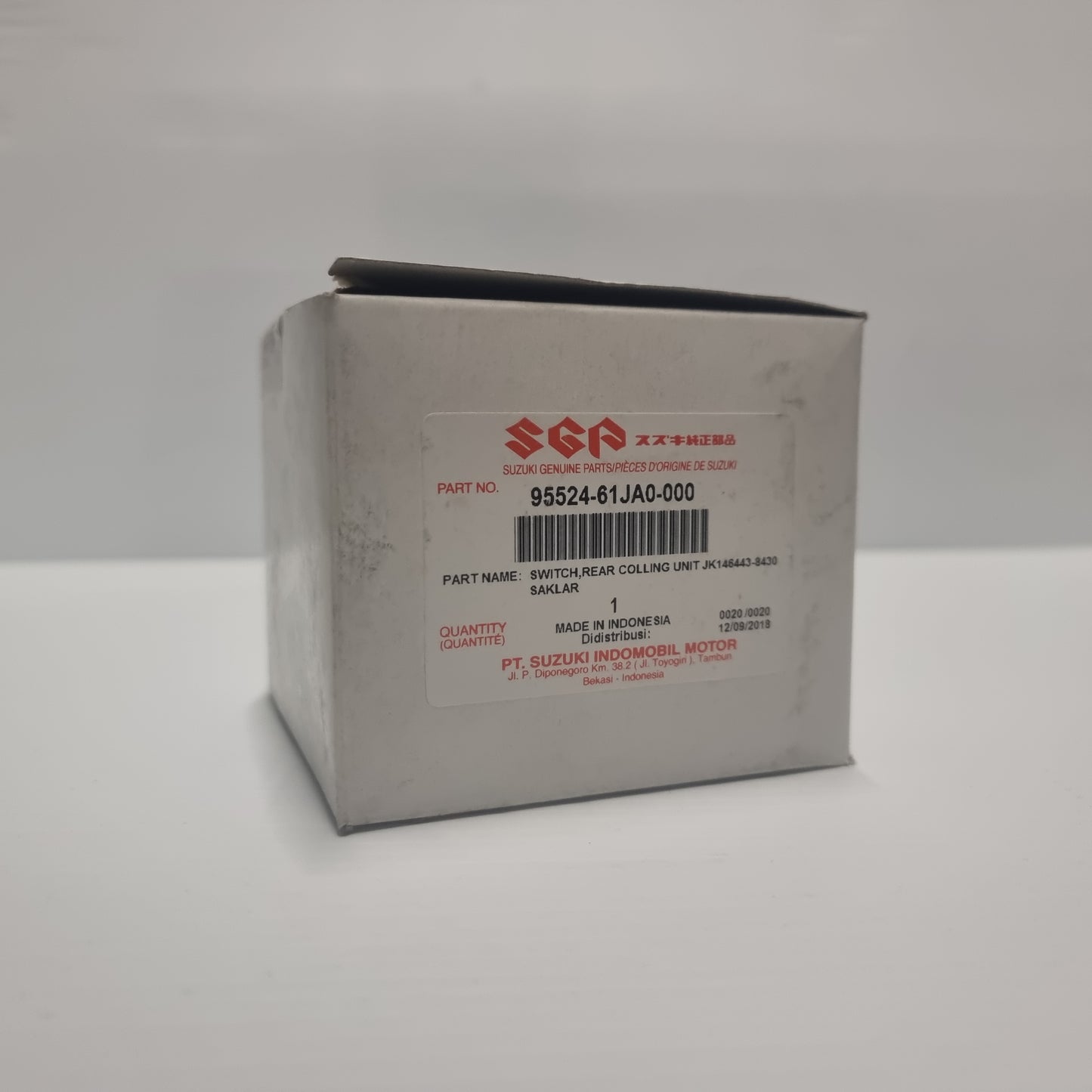 Genuine Suzuki Switch,Rear A/C Unit G | 95524-61JA0-000