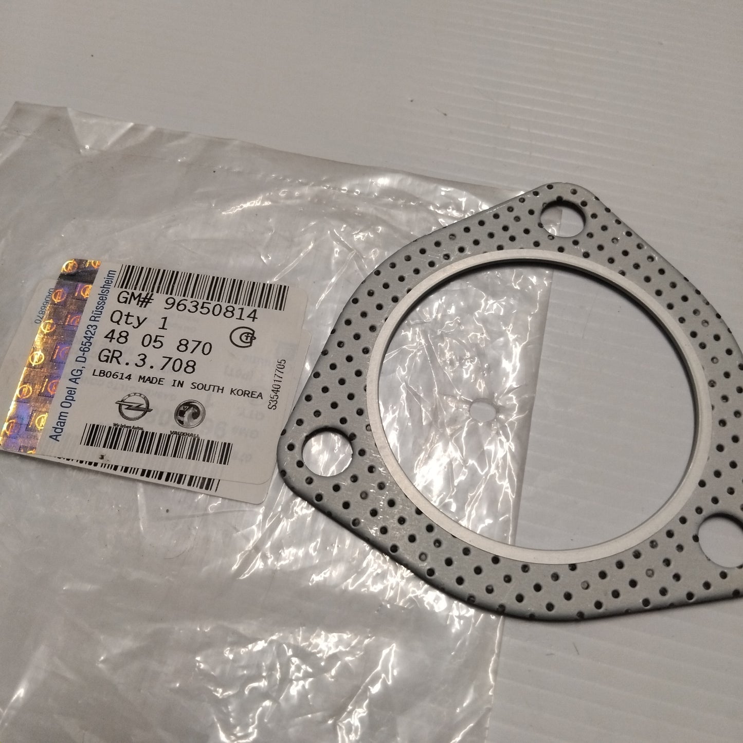 1x Genuine Exhaust Gasket - Vauxhall Antara 2007-2017 | 96350814