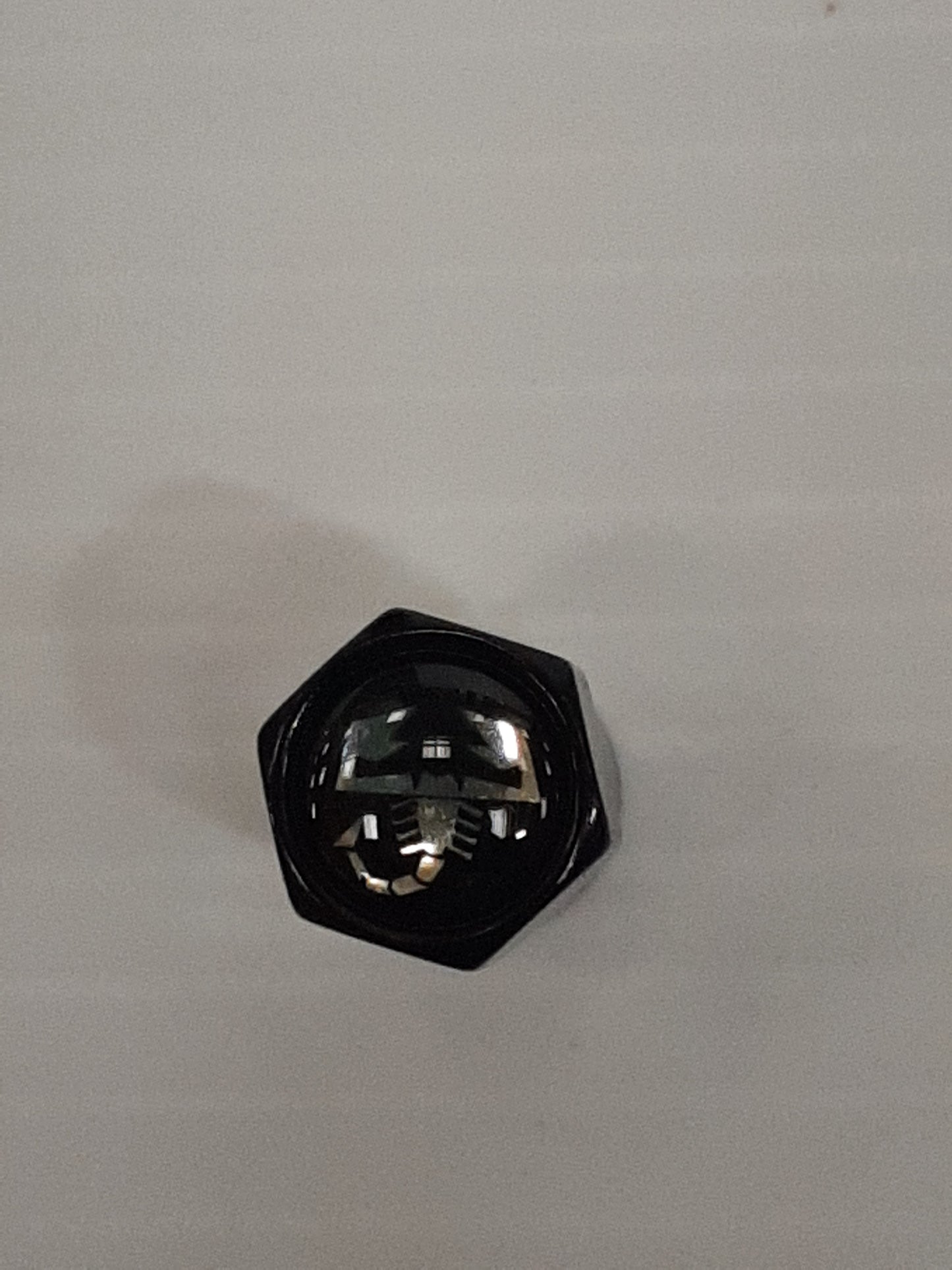 Abarth Black Valve Caps | TMC166