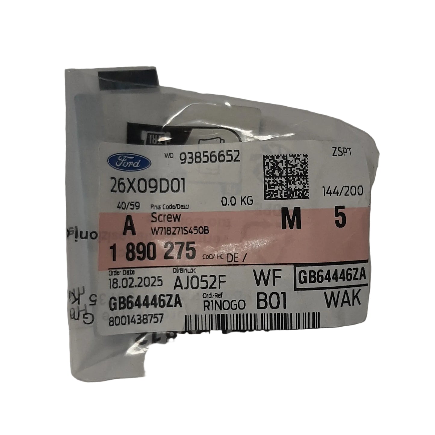 Genuine Ford Screw | 1890275