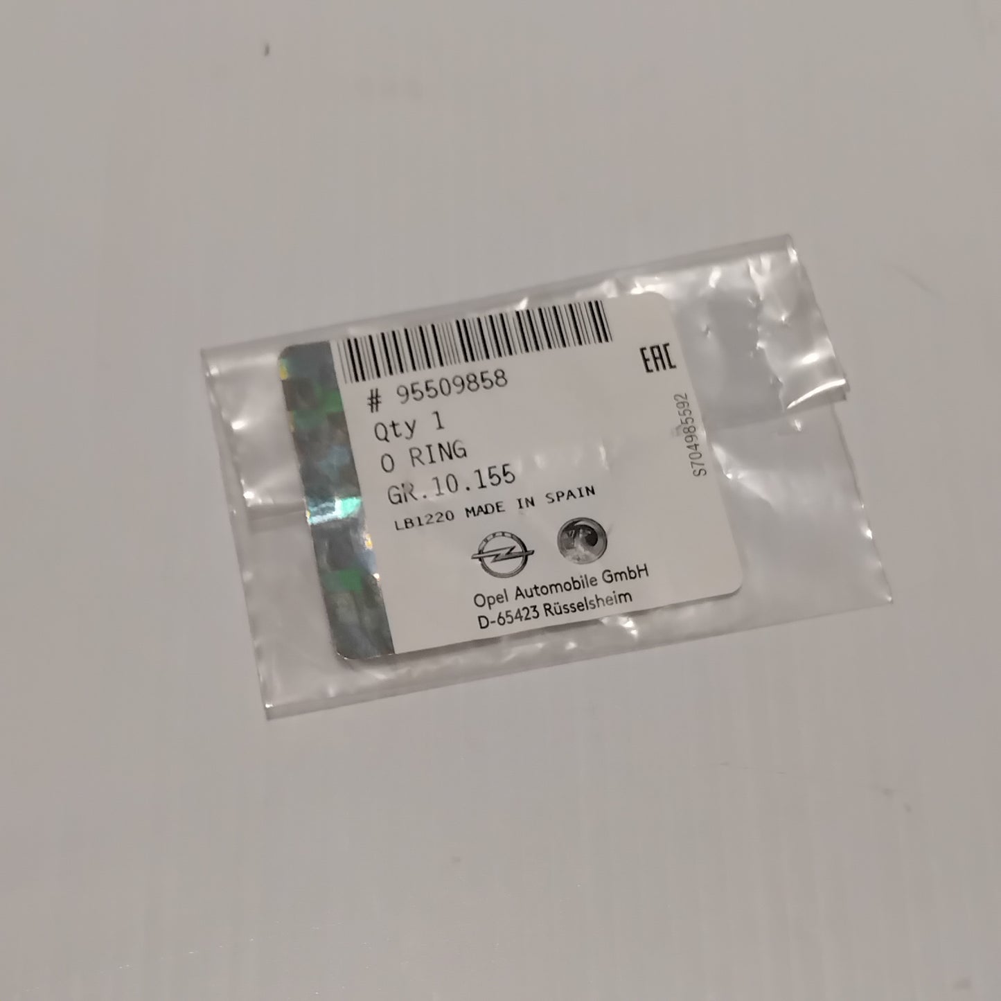 Genuine Vauxhall Wash Pump Seal | 95509858