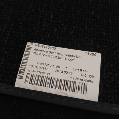 Genuine SEAT Footmat | 6JA863011BLOE