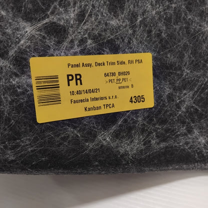 Genuine Peugeot Trunk Lining | B0008031ZD