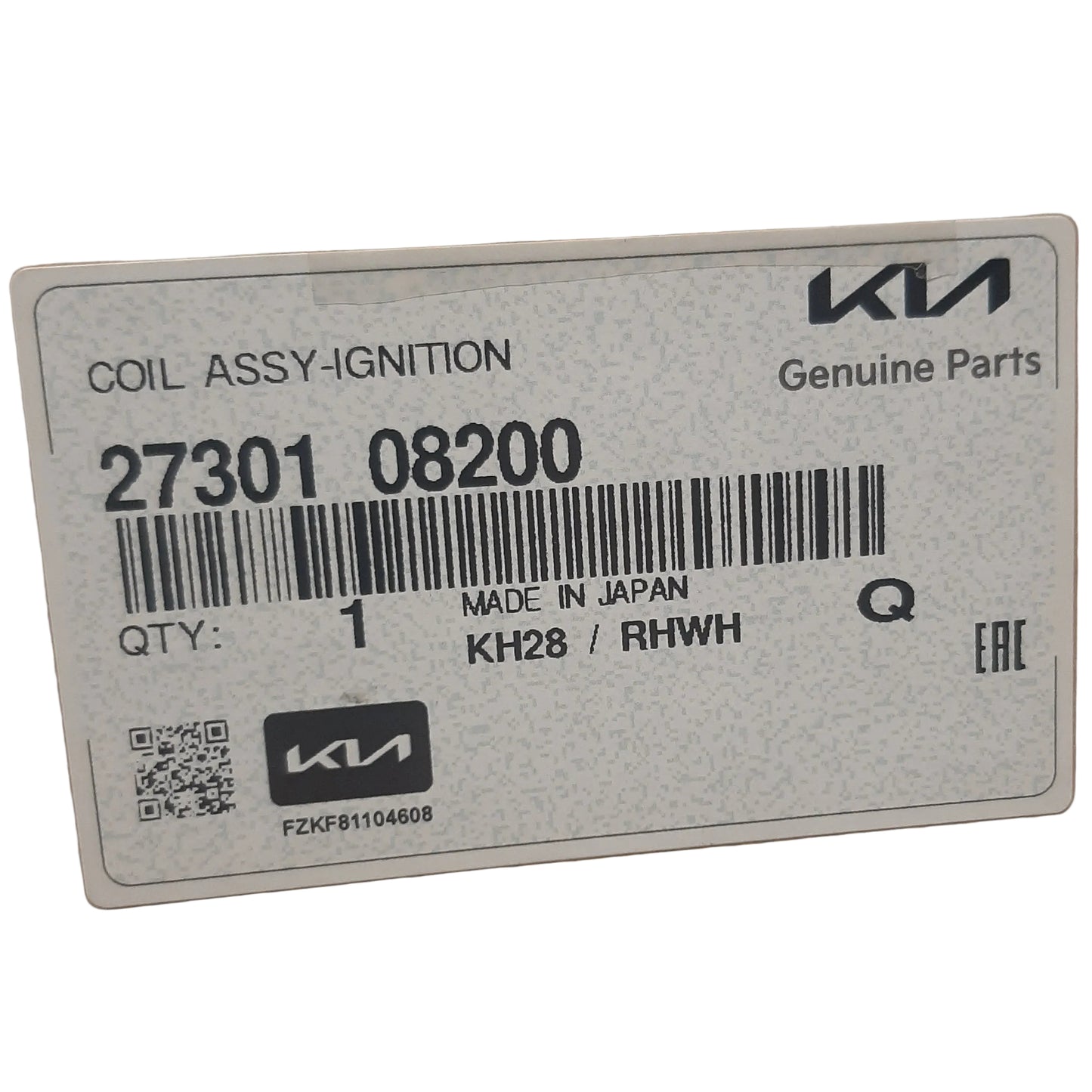 Genuine Kia Coil Assy-Ignition | 2730108200