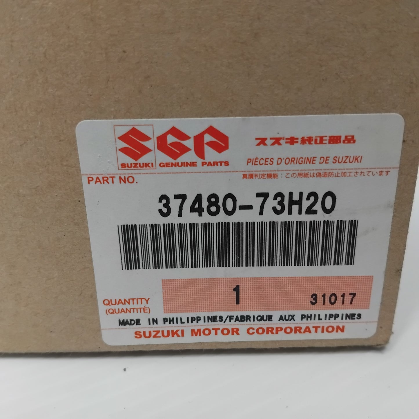 Genuine Suzuki Cable Assy Contact Coi | 37480-73H20-000