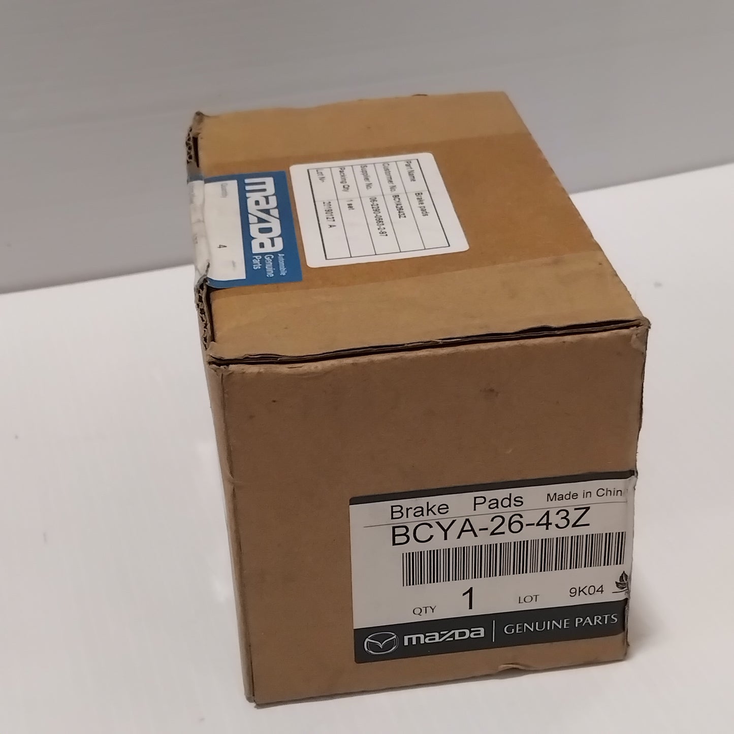 Genuine Mazda Pad Set,Rr Cali | BCYA2643Z
