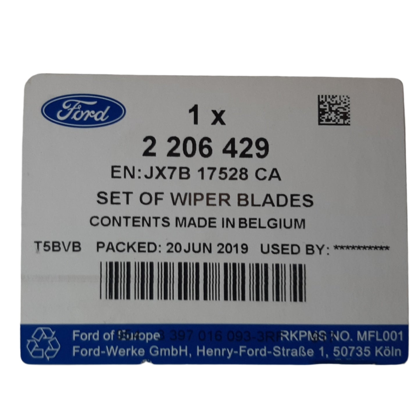 Genuine Ford Blade Assy - Wiper | 2206429