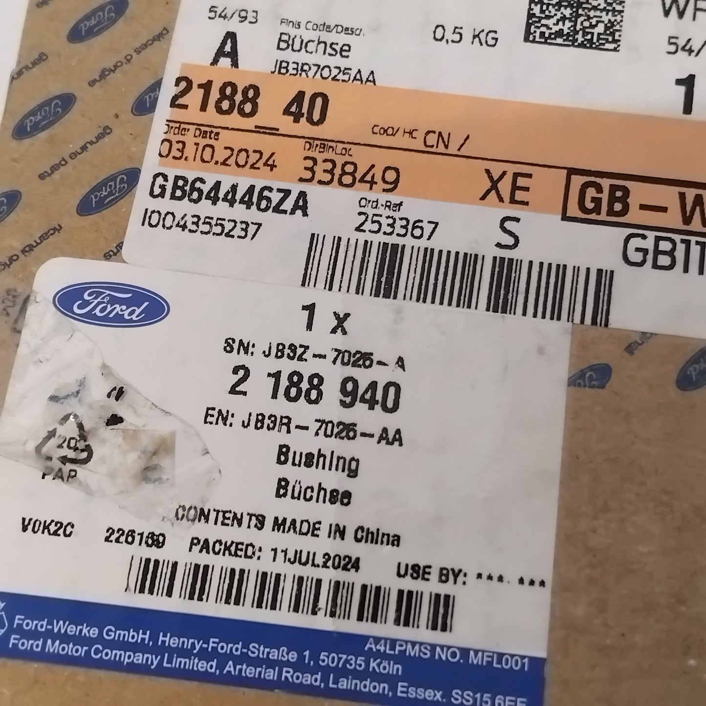 Genuine Input Shaft Bearing - Ford Transit 2004- 6-Speed Manual | 2188940