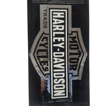 Genuine Harley Davidson Decal Long Bar & Shield Medium Chrome | D3123C
