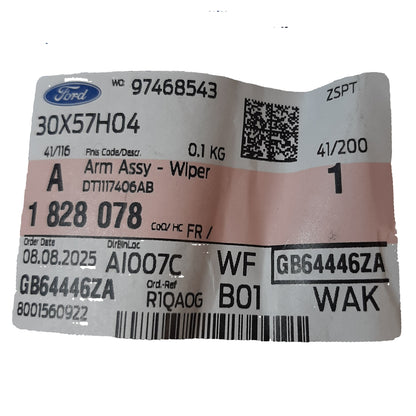 Genuine Ford Arm Assy - Wiper | 1828078