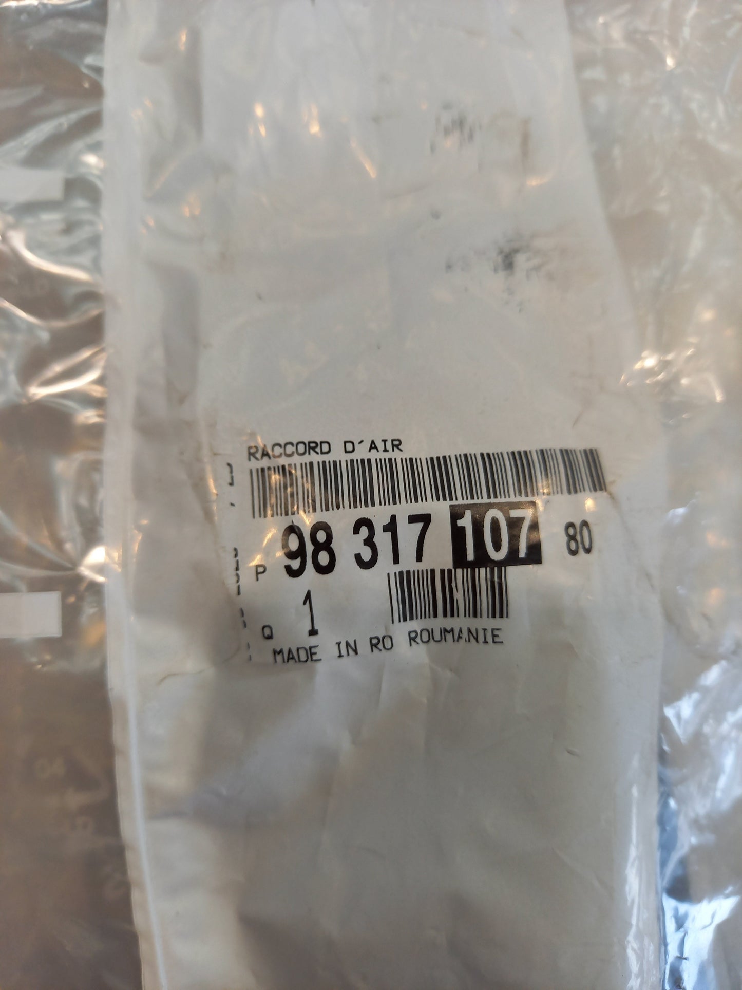 Genuine Peugeot Air Hose | 9831710780