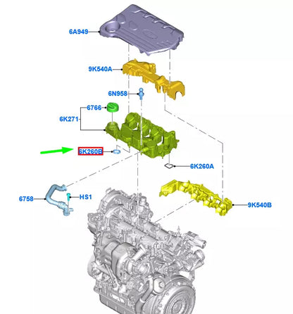 Genuine Ford Gasket | 2524815