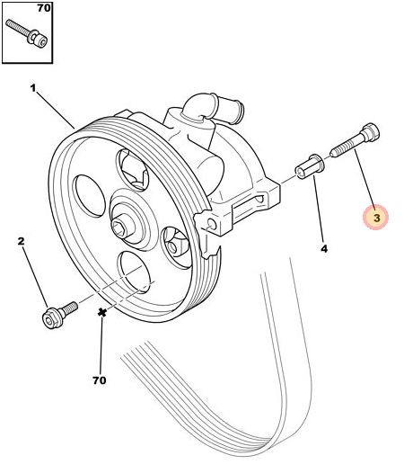 Shaft Screw - Citroen Berlingo 1996-2002 | 570370