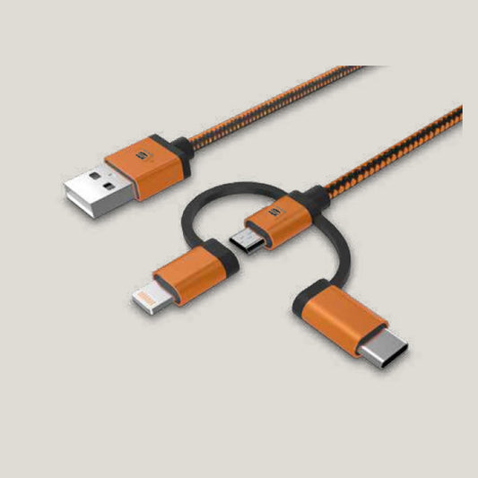 Genuine 3-In-1 Data And Charging Cable - SEAT | 000051444AM