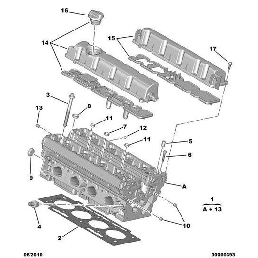 Cylinder-Head Well-Plug - Citroen C5 2004-2008 Petrol | 031126