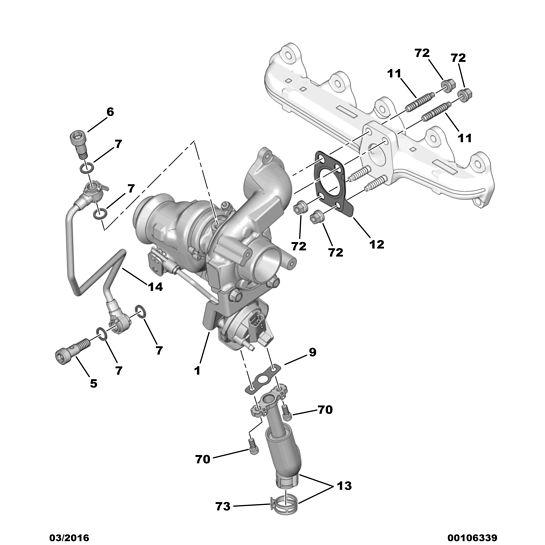 Union Screw - Citroen C4 2018-2020 Diesel | 037655