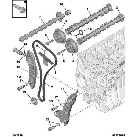 Genuine Peugeot Citroen Ds4 2010-2021 Petrol Sealing Ring | 080739