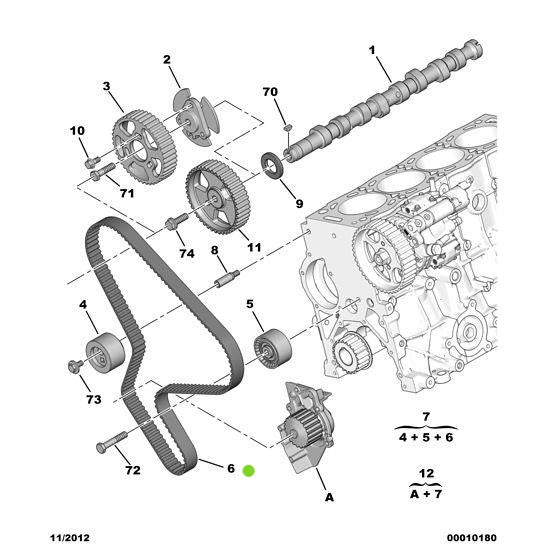 Timing Belt - Citroen C5 2001-2004 Diesel | 0816A9