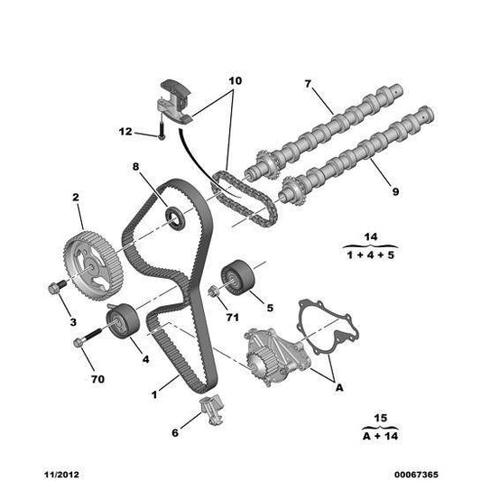 Timing Belt - Citroen Dispatch 2007-2011 Diesel | 0816G7