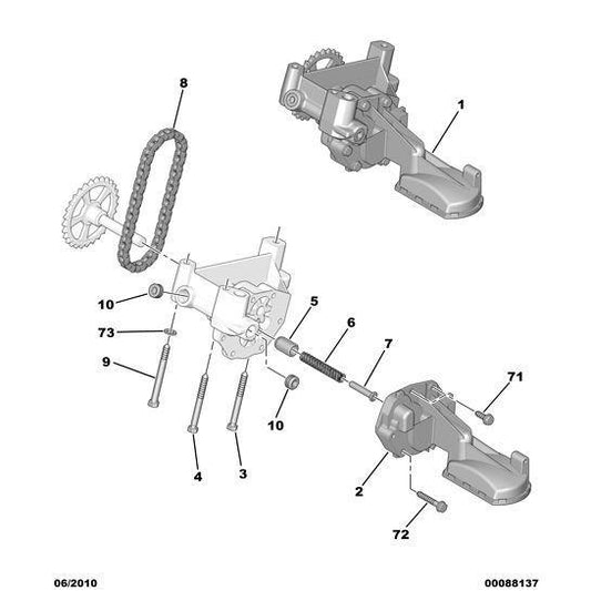 Oil Pump Cover - Citroen C5 2008-2021 Diesel | 101868