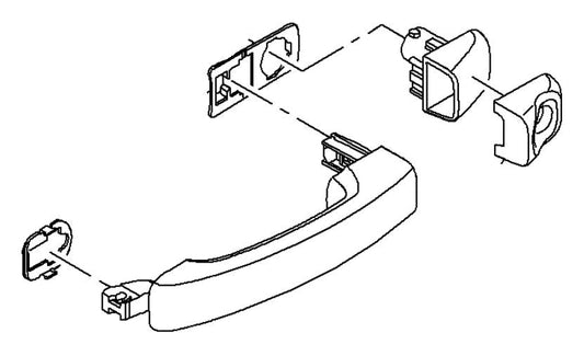 Genuine Vauxhall Door Handle | 95526874