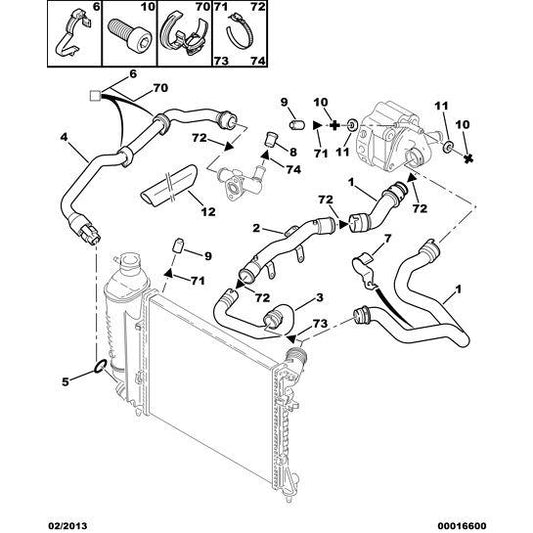Engine Water Drain Screw - Citroen Xsara 2000-2004 Petrol | 130629