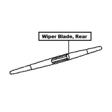 Rear Wiper Blade - Nissan Cube / Micra / Murano / Navara | KE28889500AG