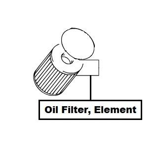 Oil Filter Element - Suzuki SX4 (RW416D) | 16510-73J02-000