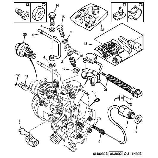 Injection Pump Gasket - Citroen Dispatch 1994-2006 Diesel | 1563H9
